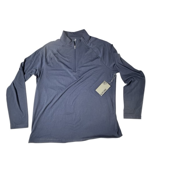 G/FORE Luxe Quarter-Zip‎ Mid Layer Long Sleeve XL Twilight Navy NWT MSRP: $145